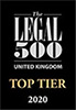 The Legal 500 - Top Tier 2020